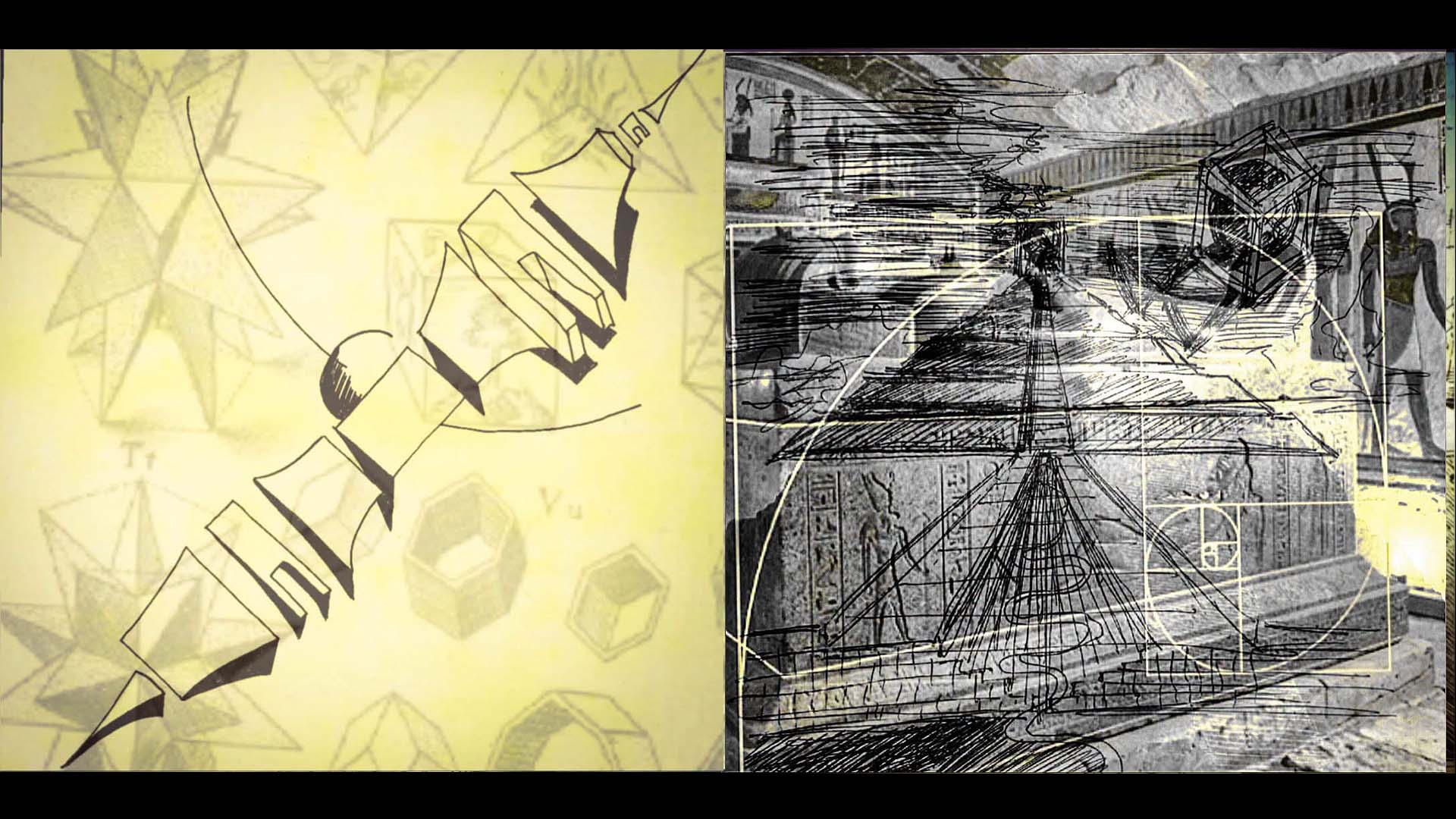 Design of New Words. Golden Section, Divine Proportion by Filippo Lo Presti 1989