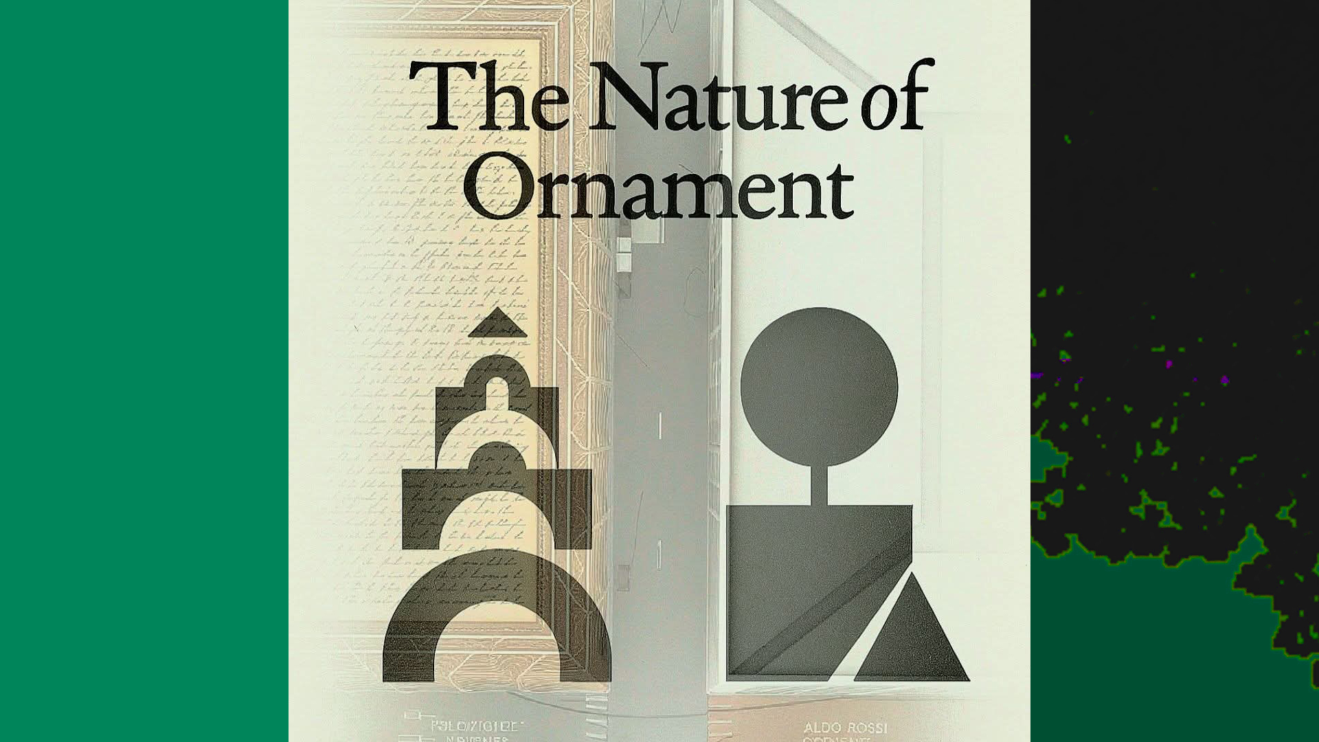 Design of New Words. The Nature of Ornament by Filippo Lo Presti 1989