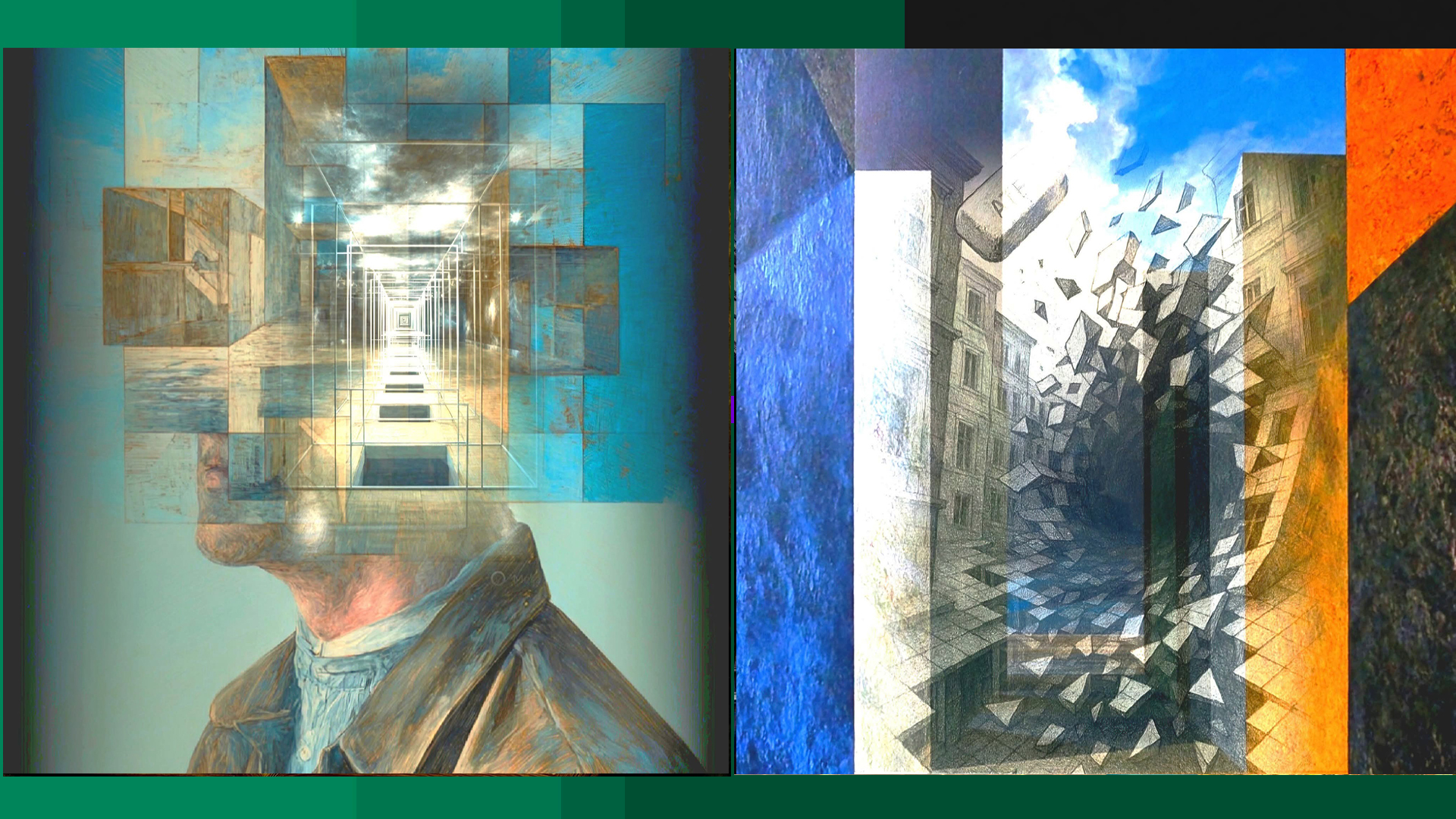 Design of New Words. Super Realistic Abstraction by Filippo Lo Presti 1989