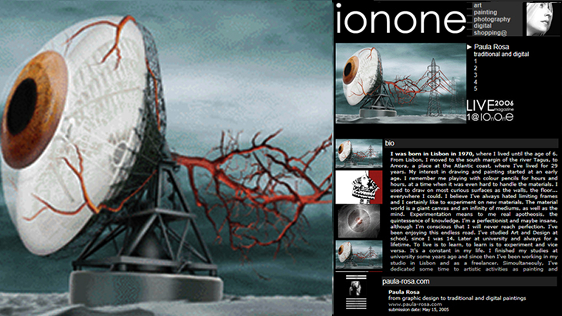 Ionone World - Digital art - Paula Rosa