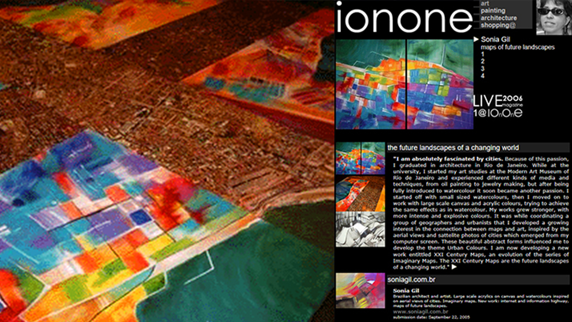 Ionone World - Painting - Sonia Gil