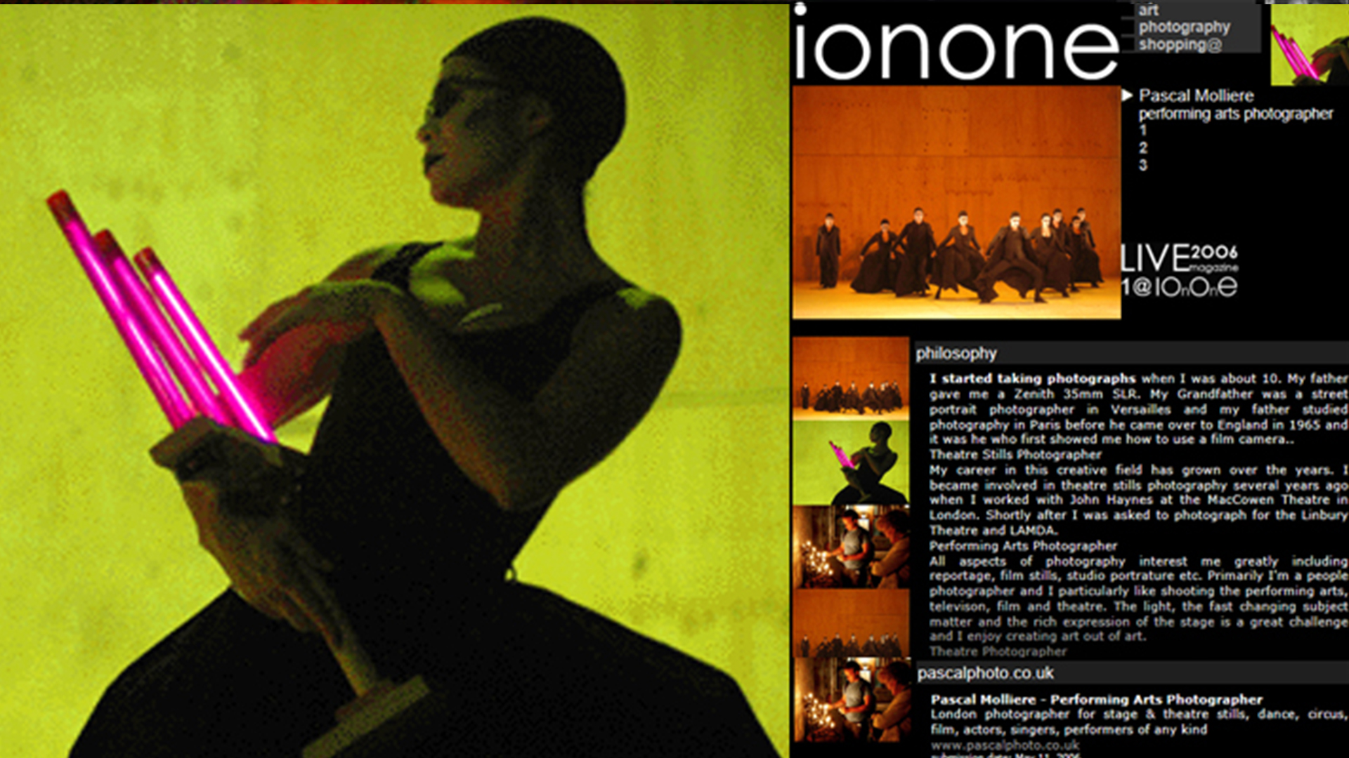 Ionone World - Photography - Pascal Molliere